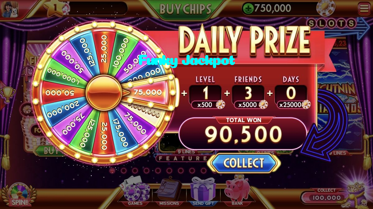 Funky Jackpot خوش آمدید بونس +600% پیشکش موبائل ایپ کے پروموشن سیکشن میں دکھائی دیتی ہے۔